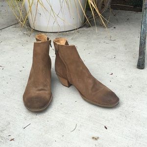 Suede ankle boots